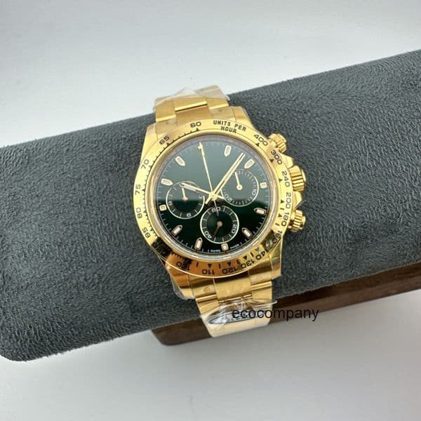 Top quality dayton watch day tona super clone watch 4131 mechanical movement mens watch cosmograph sapphire crystal glass 904L steel 40mm with box FRQX
