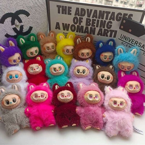 Plush In Stock Bubble Mart Third Generation Blind Box Labubu Doll Vinyl Series Pendant