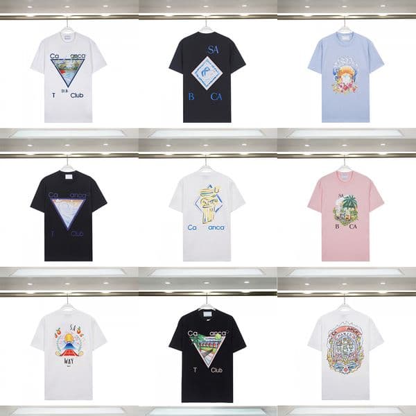 Designer Mens T-shirt Graphic Printed Short Sleeve Breathable Tops Mens Womens Casual Sports Style Loose T-shirts