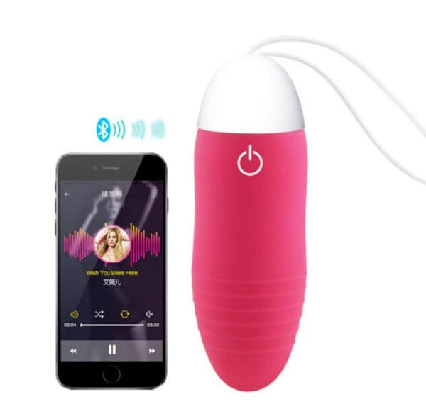 Vibrators APP Adult adult toys Toys Bluetooth Wireless Remote Control Jump Egg Waterproof Strong Vibrating Eggs Sexo Vibrator Adult Toy Sex Products For Women F 01
