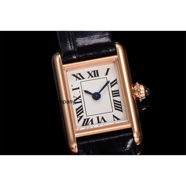 Top quality tanks watch mens watch super clone watches luxury watch women designer watch swiss quartz movement leather strap sapphire glass 22mm 25.5mm with box Y6OU