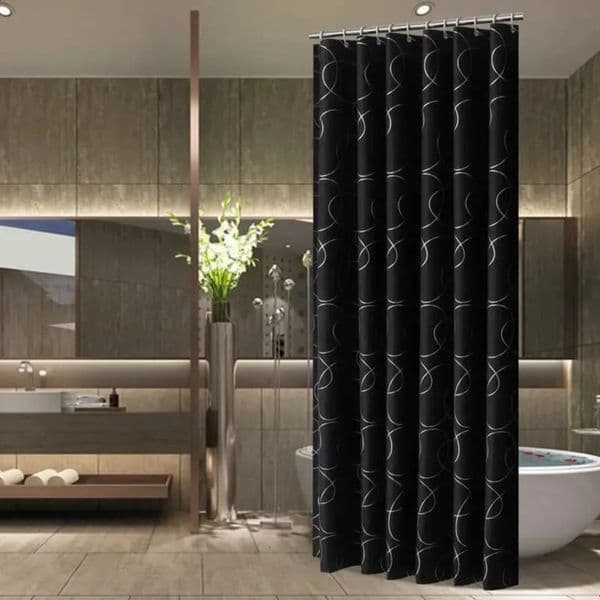 h Designer Modern Shower Curtains Geometric Flowers Cartoon Bath Curtain Cortina Waterproof Polyester For Bathroom With 12Pcs Plastic Hooks Free Shipping 12 16