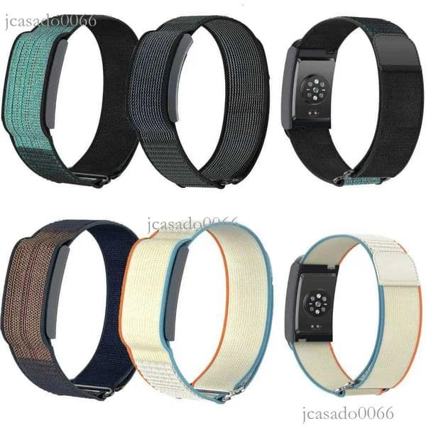 Nylon Sport Band for Amazfit Helio 22mm Loop Design Fitness Tracker Strap Adjustable Breathable Replacement Wristband C251203