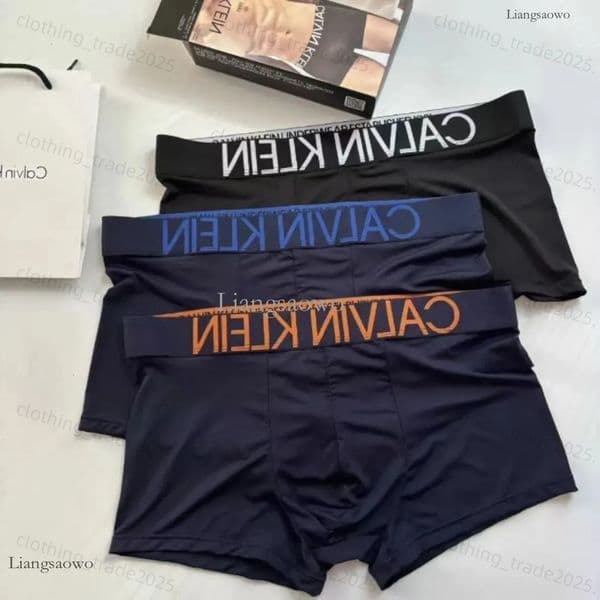 3Pcs Calvin Underwear New Fashion Mens Underwear Designer Men Boxers For Men Shorts Men Soft Underpants Men Comfort Calzoncillos L260511