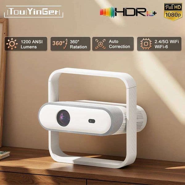2026 World Cup Football Projector Touyinger Z7 Projector 1080P Full HD Home Theater Smart Wifi Android 11.0 TV Video 1200 ANSI Lumen 26L0424