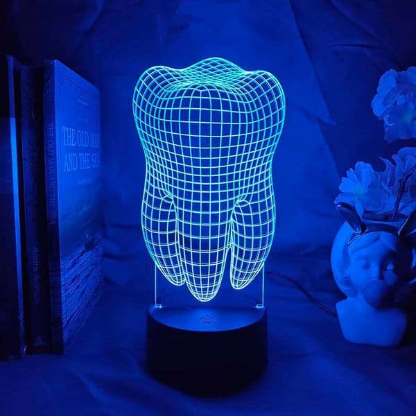 Dentiste Decoration Teeth Dental 3d Led Night Lights For Bedroom Tooth Desk Lava Lamp Clinic Office Decor Friends Xmas Gift