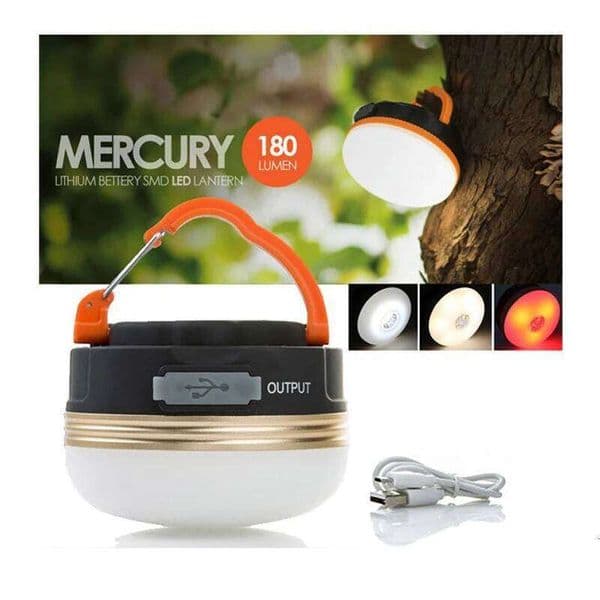 LED Camping Lantern 3Modes COB High Portable Rechargeable with Magnet Base Power Bank for Outdoor Emergency Hiking S260423