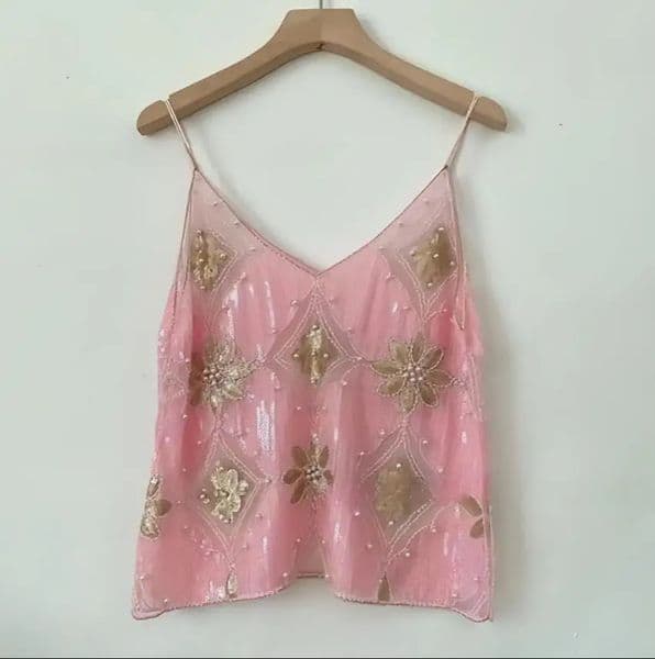 Summer Women Bling Sequined Tanks Tops Sexy Beaded Work Mesh Tops Chic Women Sparkly Cami Vest Femme Streetwear 260422