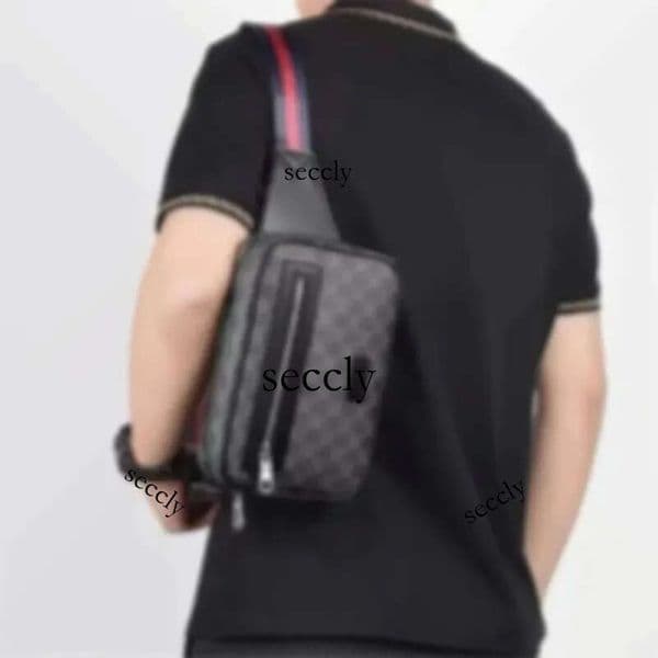 NEW Top Quality Designer bags Unisex Men Women leather Sport Runner Fanny Pack Belly Waist Bum Bag Fiess Running Belt Jogging Pouch Back gridA1