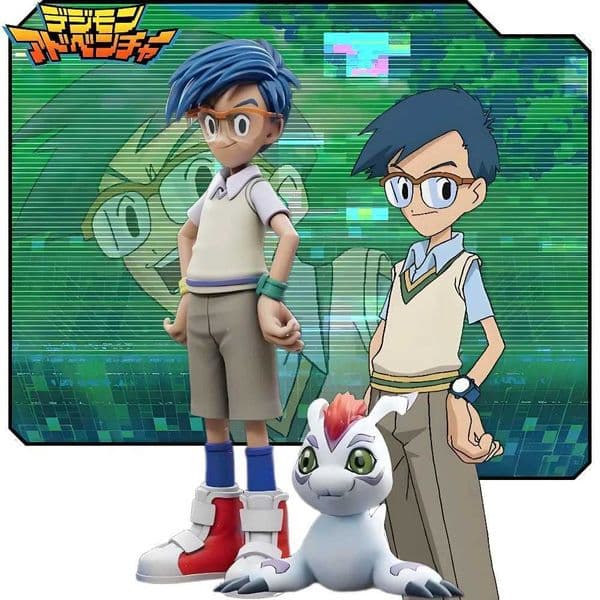 Anime Digimon Adventure Kido Jo Figure Gabumon Action Figures PVC Statue Collection Model Toys Gifts S260423