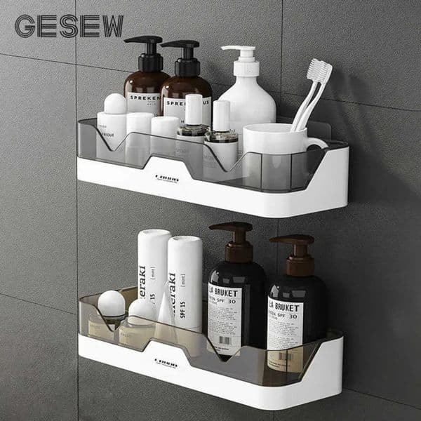 Designer GESEW Shampoo Shower Storage Shelves For Bathroom And Kitchen Punch-Free Holder Home Organizer h Accessories Set Free Shipping 20 20