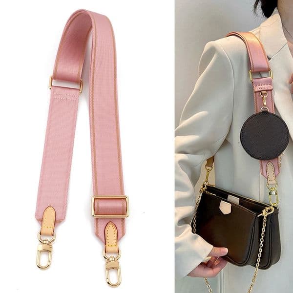 Fashion Adjustable 70-110cm Canvas Bag Strap Shoulder Strap Crossbody Strap Wide Bag Strap Bag Replacement Accessories for Women 260423