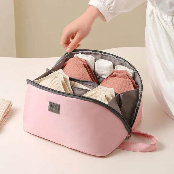 Multifunctional Underwear Storage Bag Travel Clothes Bra Socks Divider Organizer Pouch Women Portable Cosmetic Stuff Washing Bag 260423