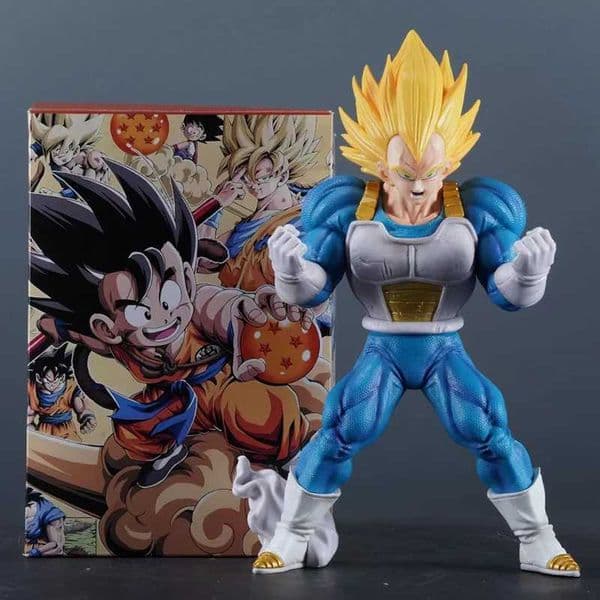 984in/25cm Anime Dragon Ball Z Gk Figure Majin Practice Vegeta Figurine Pvc Action Figures Collection Decorate Model Toys Gifts S260423
