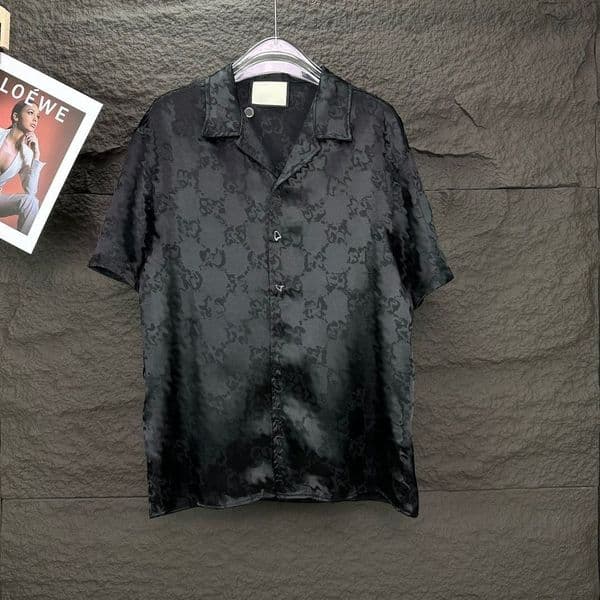 new high quality designer shirt men casual button up shirt Whole body letters Summer shirt business Short sleeve shirts mens T-shirt clothing