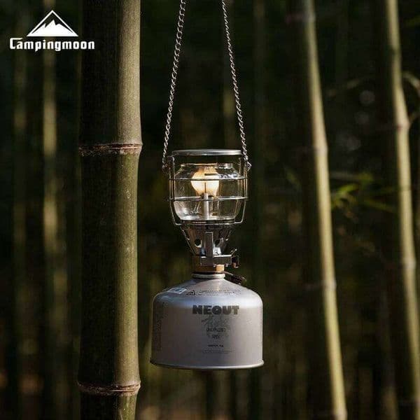 CAMPINGMOON Outdoor Lighting, Tent Light, Medium-sized Portable Small Lantern, Campsite Gas Light S260423