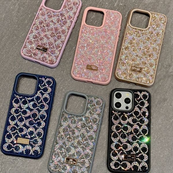 Foreign Trade Exclusive Skin Feel Diamond Protective Case for iPhone 17 Pro Max Apple 16 Shockproof and Drop-resistant