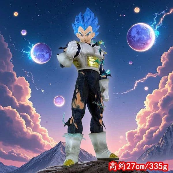 27 cm anime Dragon Ball Vegeta model hand-made PVC action figure GK statue collection Vegeta model desktop ornaments S260423