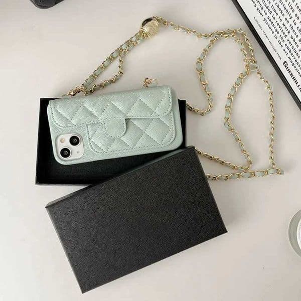 Crossbody Phone Case for IPhone 14 Plus 15 13 12 16 17 Pro Max Air Card Holder Wallet Adjustable Lanyard Leather CoverNo J260423