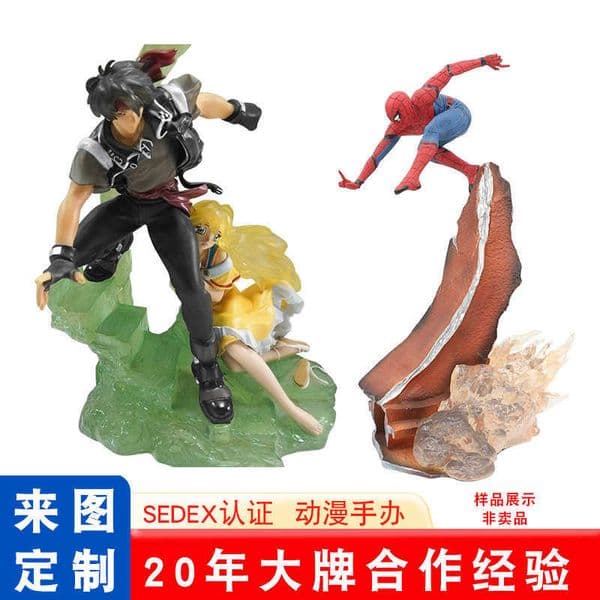 Resin Figurine Anime Masterpiece Hand-Made Ornament Film Game Peripheral Derivative Model Scene GiftL260424