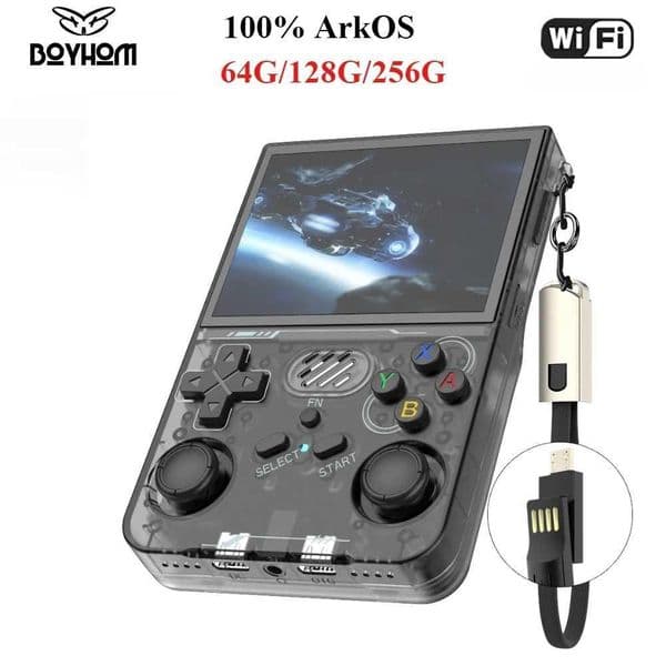 100 ArKOS R36XX Retro Handheld Game Console Linux System 35 Inch IPS Screen 64/128GB/256GB Game Player R36S updated version J260423