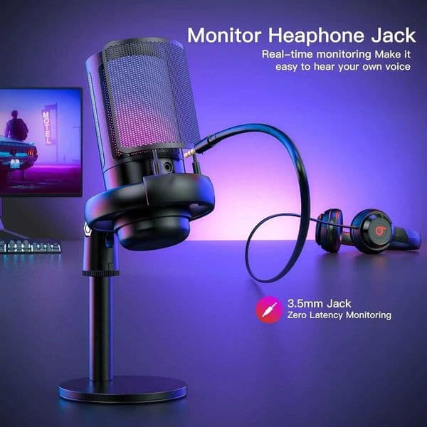 Professional studio microphone ME6S PC streaming game network video singing game recording anti spray micro sound J260423