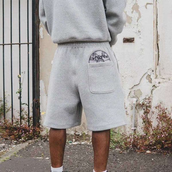 Mens Solid Color CD Pattern Casual Shorts Comfy Loose Slimming Relaxed Minimalist Design Light Sports Effortless Natural Style