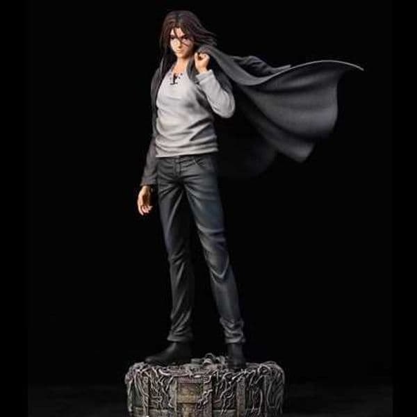 Power Anniversary Eren Double-Headed Statue Eren Attack on Titan GK Anime Figure Desk Ornament Obito AnimeL260424