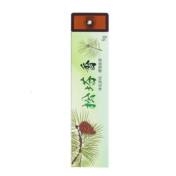 Natural pine cone sticks, home indoor traditional incense, tea room and office fragrance, portable pocket incense