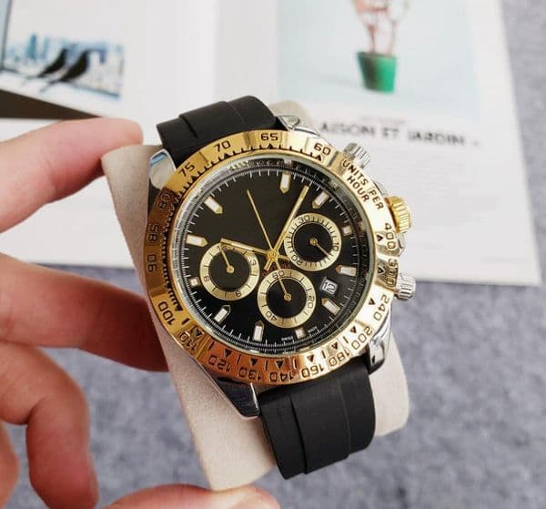 AAA Rlx Day Tonna Avenge Watch High Quality Mens Watch Designer Watch Man Watch Multi-function Chronograph quartz Movement Vintage Watches