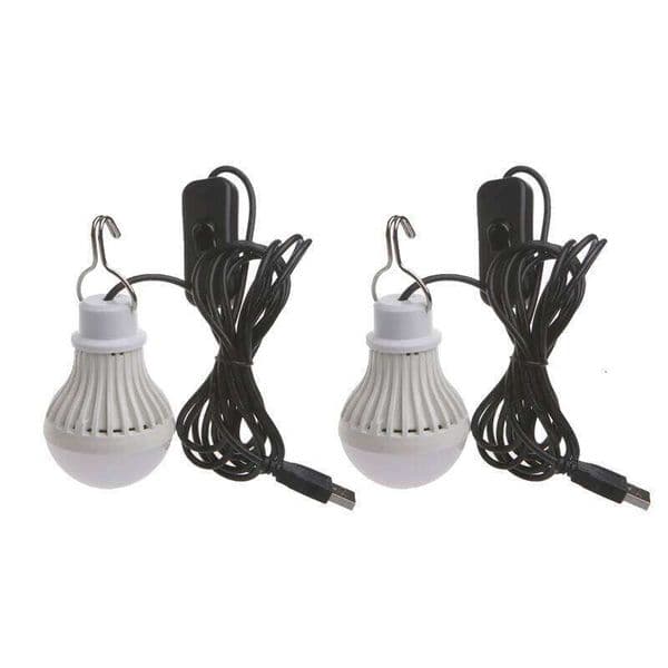 Portable USB Light Bulb Switch LED Camping Lantern Tent Lighting 5W L15 S260423