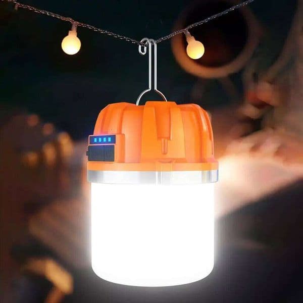 Solar Camping Light 3 Modes Waterproof USB Rechargeable Lamp Super Bright Outdoor Hiking Tent Hanging Emergency Lantern S260423