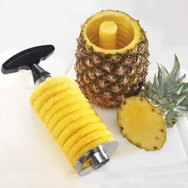 Luxury Designer Decor Peeler Cutter Stainless room Steel Convenient Spiral Pineapple Cutting Machine Fruit Peeling Corer Tool Kitchen Access 10