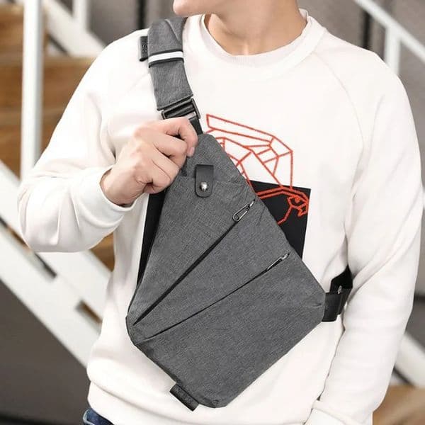 Travel Personal Antitheft Crossbody Bag Sports Running Invisible Wallet Leisure Multifunctional Antisplash Mens Chest 260423