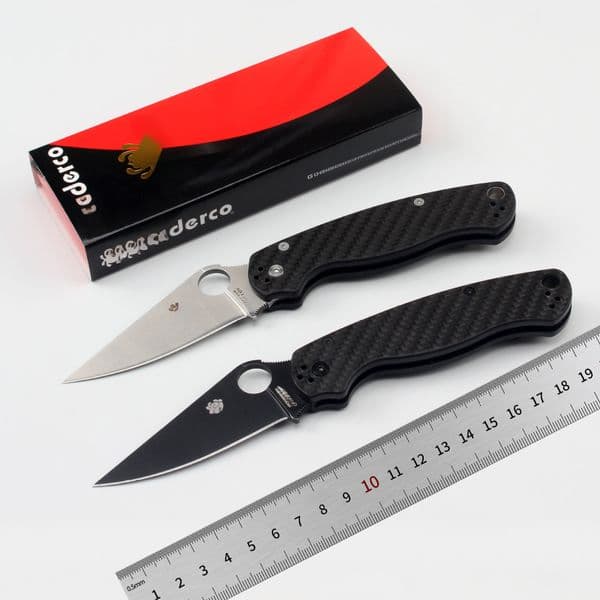 C81 Outdoor Self-Defense Portable Carbon Fiber Handle Multi-Function Folding Knife thumbnail 2
