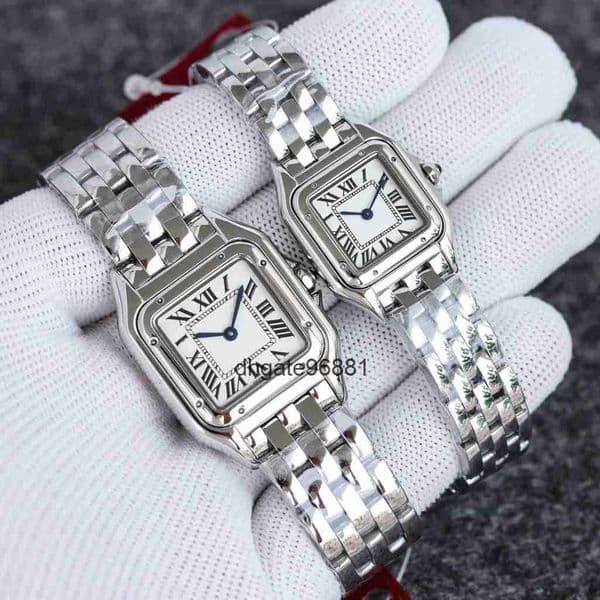 Top quality panthere watch super clone watches luxury watch women designer mens watch swiss quartz movement 316L steel sapphire glass 22mm with box H4NB
