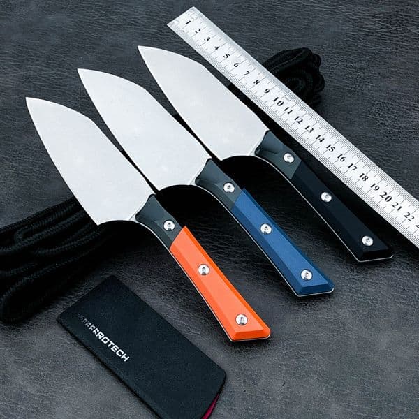 Bestseller Stainless Steel D2 Sheathed Kitchen Knife G10+ Aluminum Handle Integrated Blade knife Multi purpose Kitchen Utility Knife