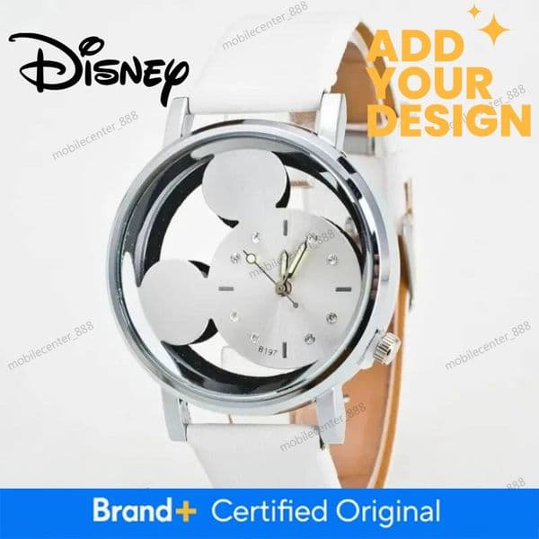 Designer Disney Fashion Girl Boy Children Watches Cartoon Style Kids Student Watch Women Luxury 464
