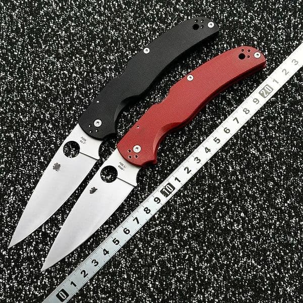 C244G10 handle portable pocket outdoor folding camping survival sharp tactical self-defense EDC tool knife