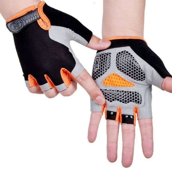 HOT Cycling Antislip Antisweat Men Women Half Finger Breathable Antishock Sports Gloves Bike Bicycle Glove 26Y0424