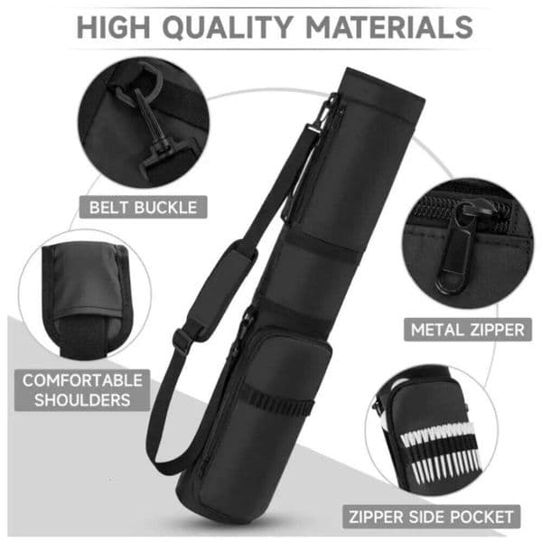 Portable 3-6Club Capacity Travel Foldable Lightweight Sunday Durable Carrying Bag Golf Accessories 26Y0424