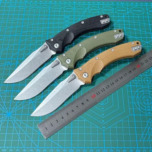 G10 Handle M390MK Blade Outdoor Camping Hunting Kitchen Survival EDC Tool Folding Knife thumbnail 2