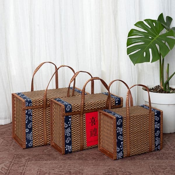 Durable Natural Material Baskets - Perfect for Holding Various Essentials