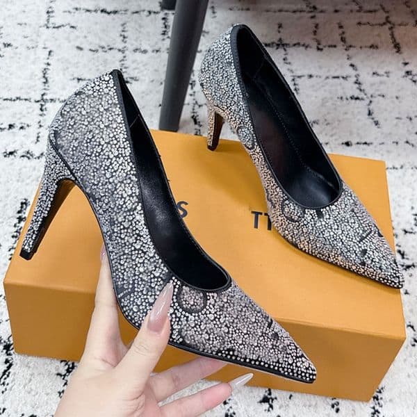 Gala Pump 1AJPSP designer summer sandals womens fashion week sandals high quality satin strass upper soft comfortable leather cushion sandals fashion brand sandal
