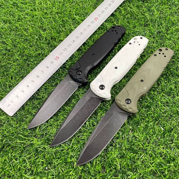 BM4300 Auxiliary Pocket Folding folding knife Knife D2 Blade G10 Handle Jungle Hunting Cutting Survival Knives Outdoor Hiking Camping Tool