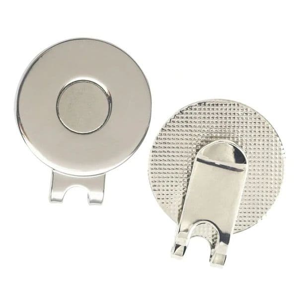 Golf Hat Clip Golf Mark 25Mm Round Coin Silver Golf Position Mark With Magnet LL Tax duty Free