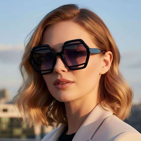 2026 World Cup Spectator Sunglasses American fashion new style irregular trendy sunglasses high-end personalized casual versatile Korean-style women's glasses