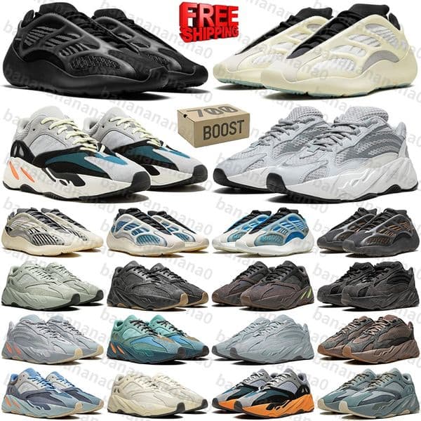 Free Shipping With Box Designer 700 v2 v3 boost Wave Runner sneakers Running Shoes Static trainers black Sports for mens womens chaussures basket chaussures tops