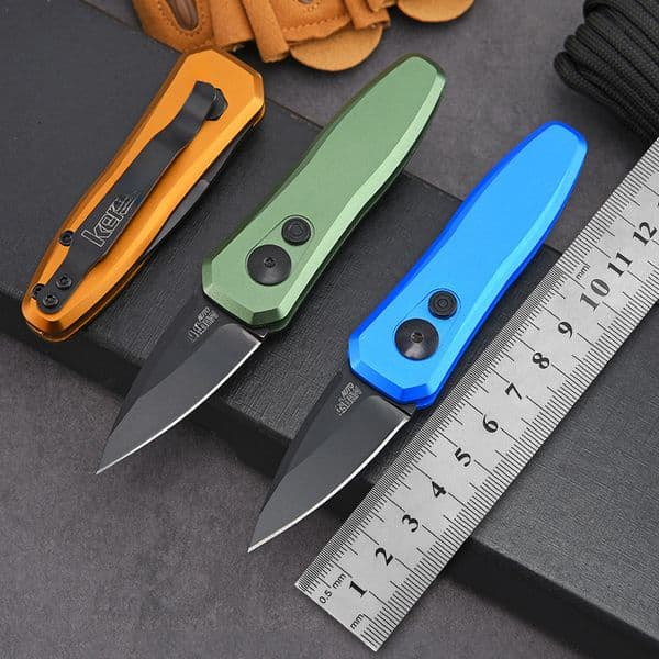 KS 7500 Mini Folding Knife 8Cr18Mov Steel Blade Aluminum Alloy Handle folding knife Outdoor Camping Survival Tactics EDC Hunting Knife