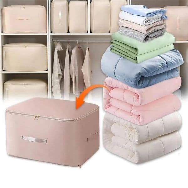 Compression Dustproof Organizer Storage Bag Large Capacity Moisture-proof Clothes Quilt Moving Bag Organizer 260423